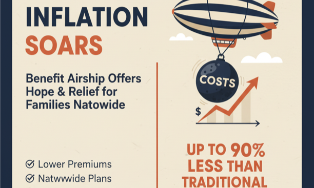 As Healthcare Inflation Soars, Benefit Airship Offers Hope and Relief for Families Nationwide - Benefit Airship