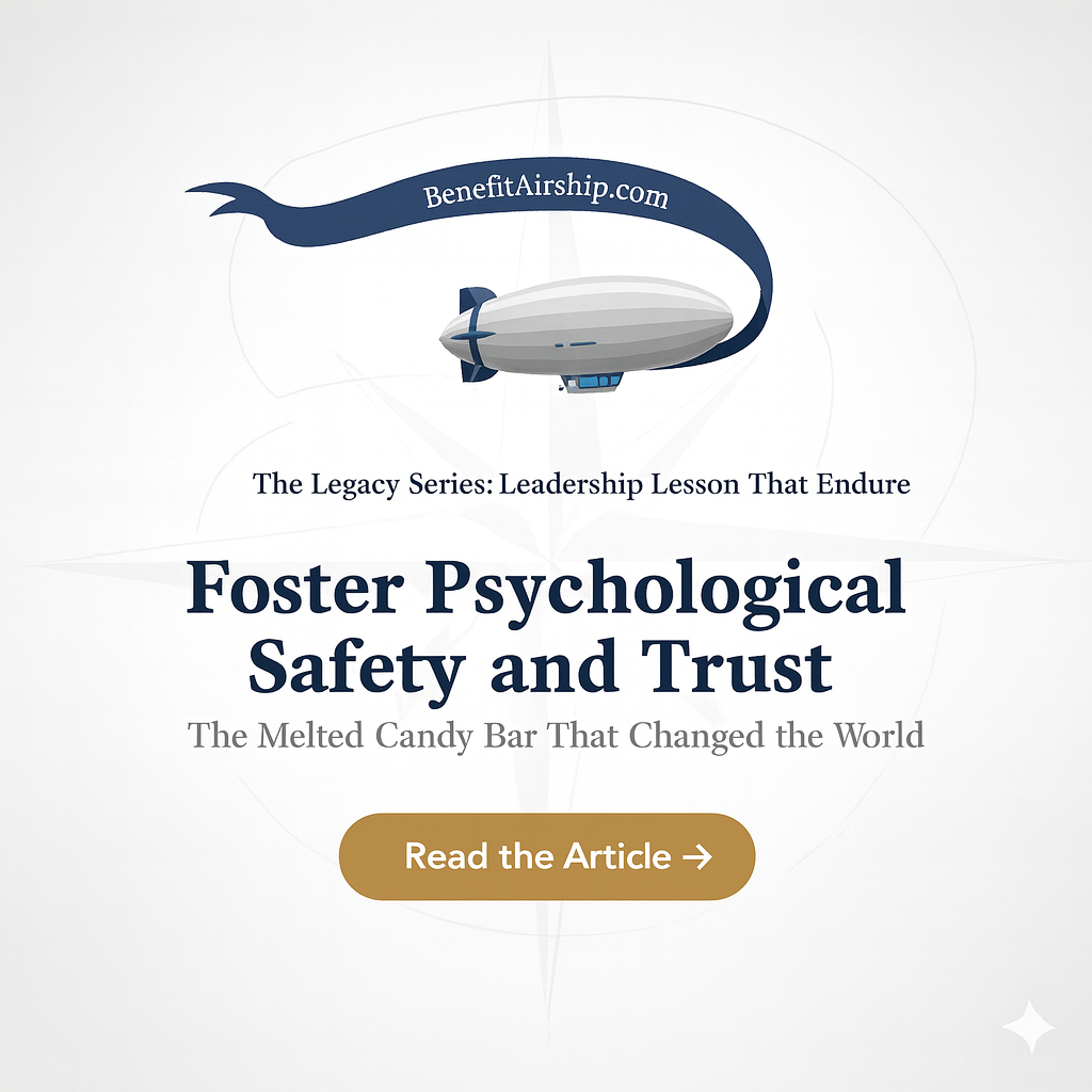 Foster Psychological Safety and Trust The Melted Candy Bar That Changed the World
